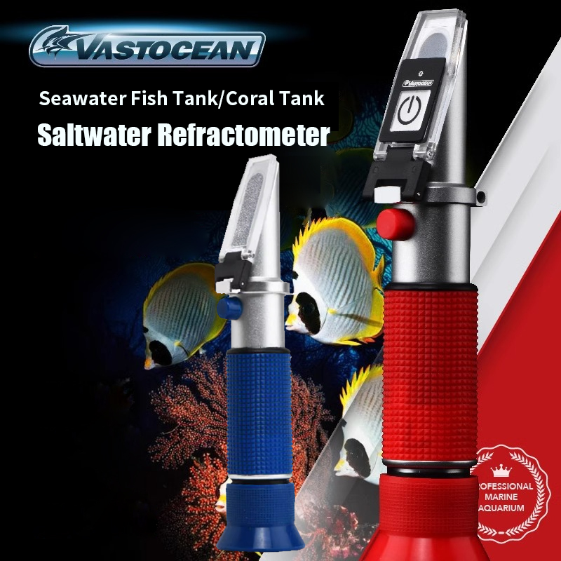 Marine Aquarium Hydrometer - Vastocean塩水屈折計、光湿度計、海洋水族館用塩分濃度計、新品