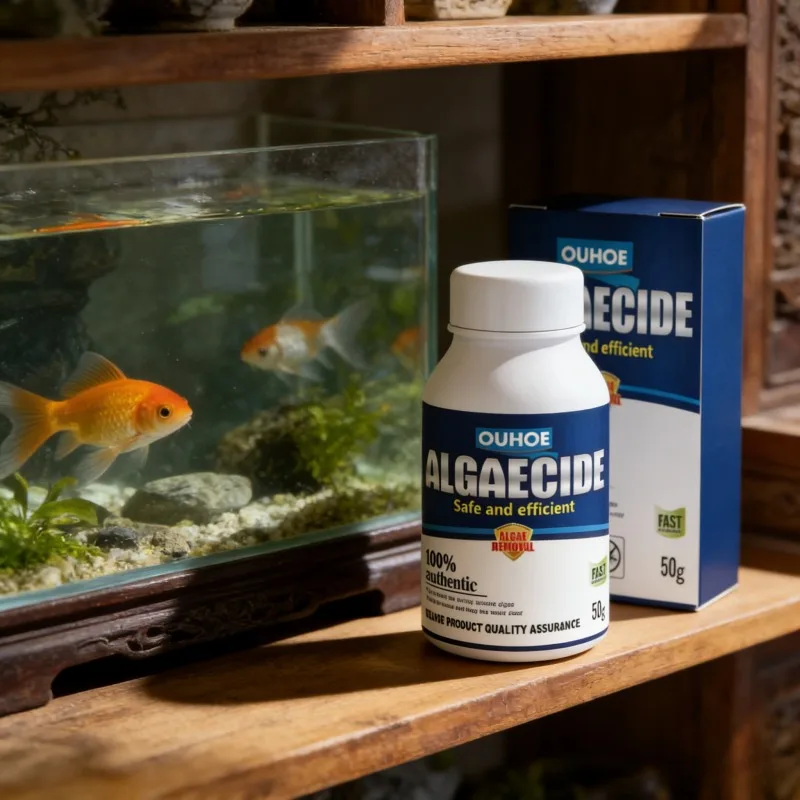 Aquarium Marine Plants - 50g高効率藻類駆除剤、水槽・池の藻類・苔の抑制、緑水減少、水質浄化