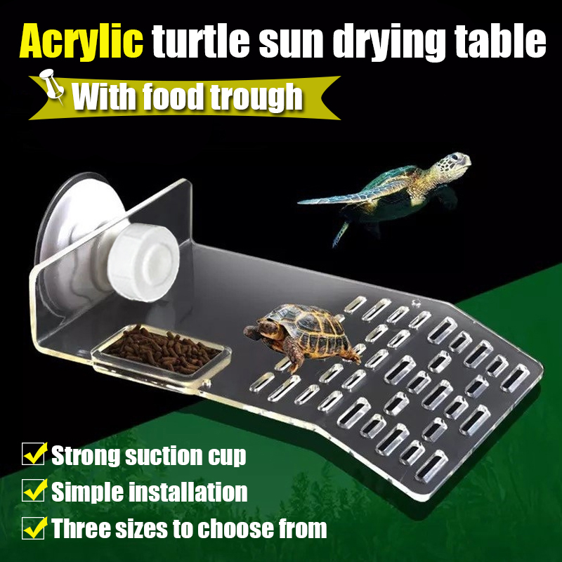 Marine Aquarium Hobby - 1PC S/M/L サイズカメプラットフォームフロート装飾テラススロープ爬虫類休憩生息地装飾水族館アクセサリー
