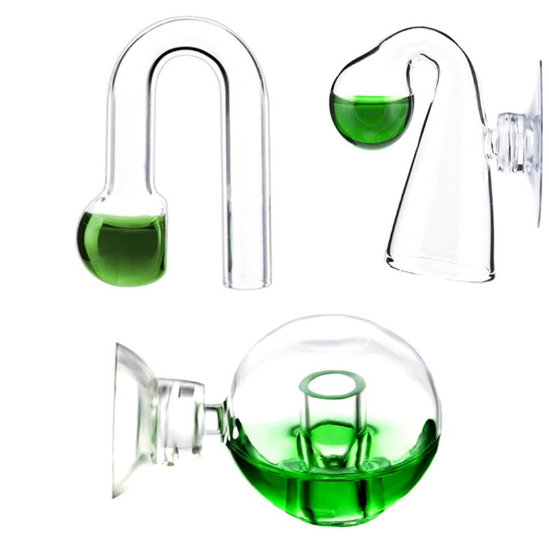 Aquarium Marine Plants - 拡散ガラス CO2 ドロップチェッカー水族館ハングオン CO2 モニターセンサー検出器インジケータ水槽水生植栽タンクテスト PH