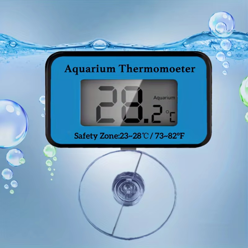 LCDデジタル水族館温度計精密温度計水槽水温計測定用プローブ - Marine Aquarium Hydrometer のレビューと価格
