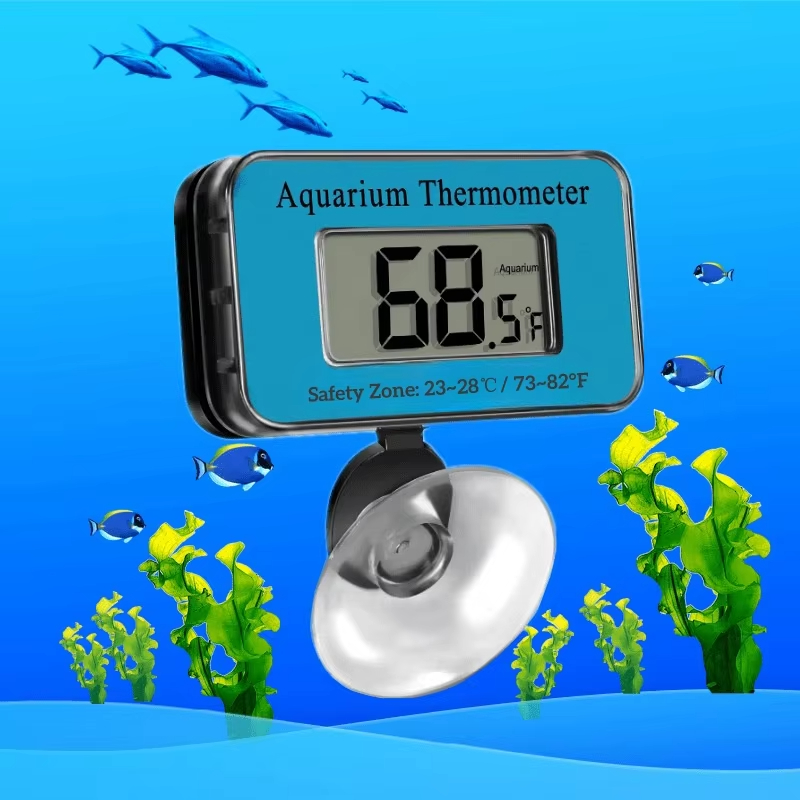 LCDデジタル水族館温度計精密温度計水槽水温計測定用プローブ - Marine Aquarium Hydrometer のレビューと価格