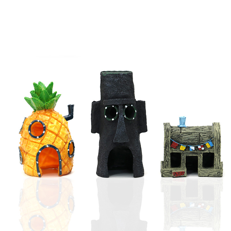 水槽の装飾,パイナップルの家のアクセサリー,水槽の装飾 - Marine Aquarium Hobby のレビューと価格