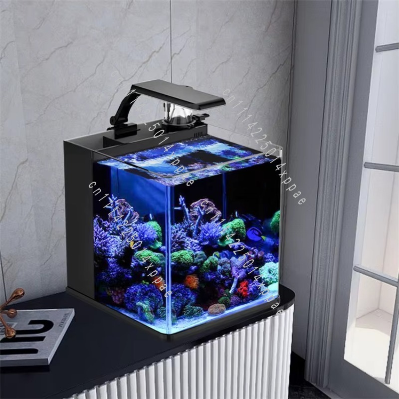 海水用クリアガラス製ミニ水槽 - Aquarium Marine Salt のレビューと価格