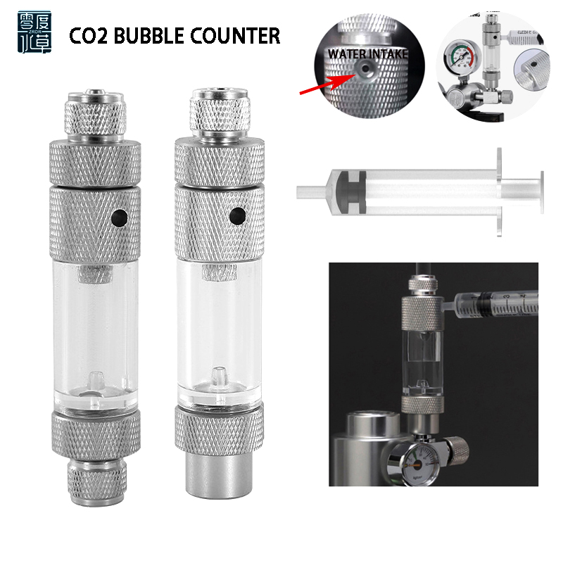 水槽用CO2バブルメーター注水式CO2レギュレーター発生器反 - Marine Aquarium Hydrometer のレビューと価格