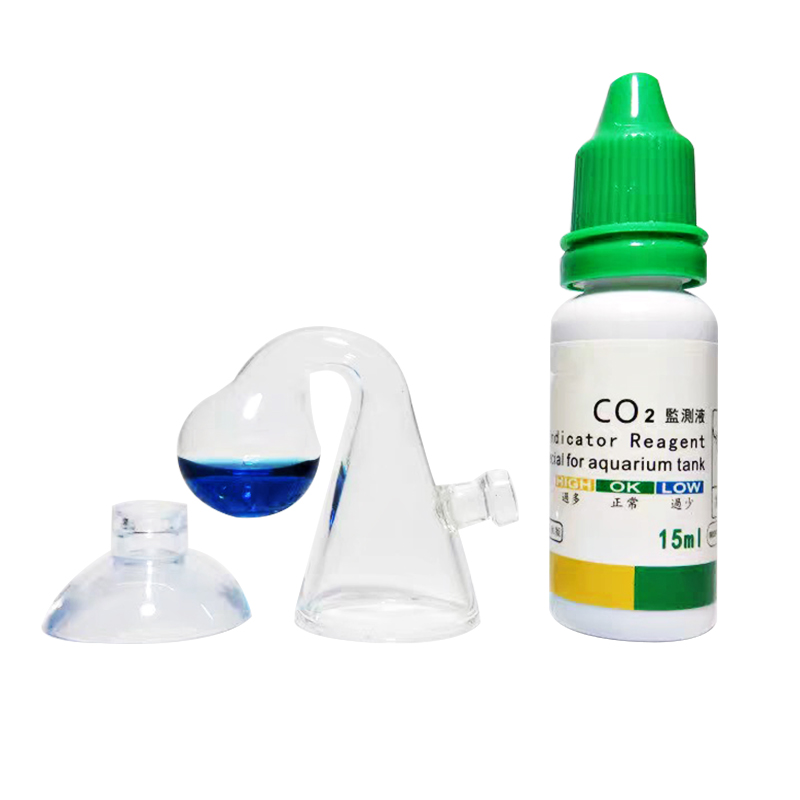水族館 CO2 インジケーター DIY 水槽ガラス液体テスタ - Aquarium Marine Plants のレビューと価格