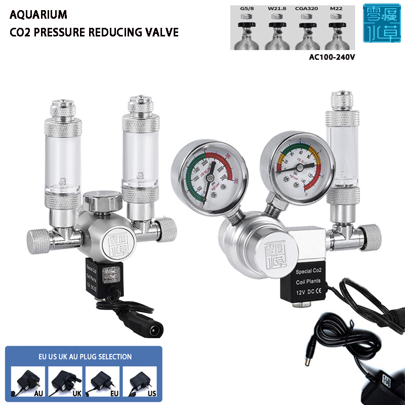 水槽用CO2調整器ソレノイドバルブ、気泡計、水草水槽用CO2 - Aquarium Marine Plants のレビューと価格