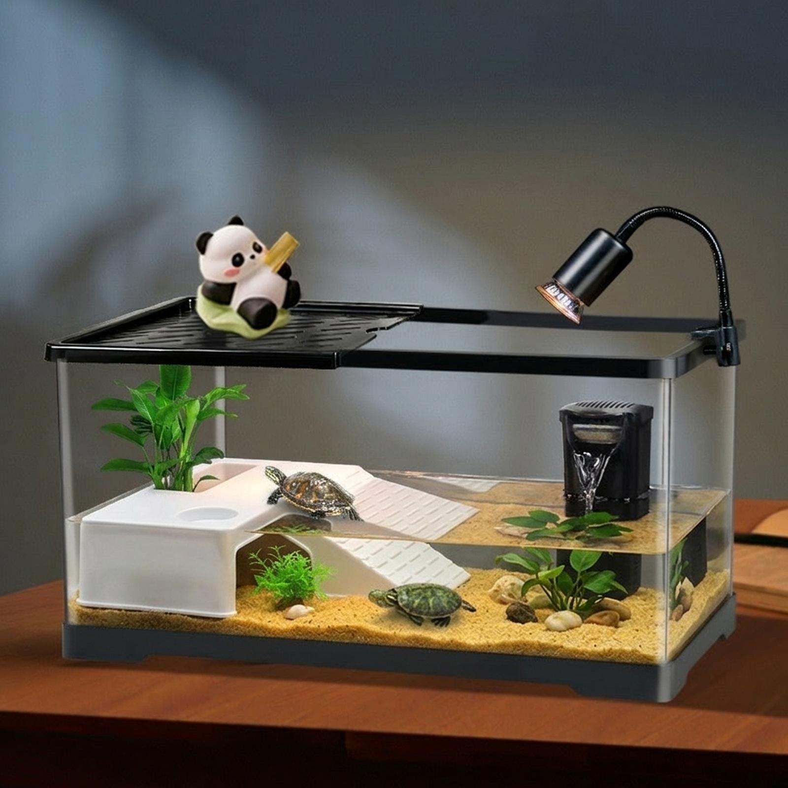 カメ休憩用日光浴プラットフォーム休憩テラス装飾水槽アクセサリ - Marine Aquarium Hobby のレビューと価格