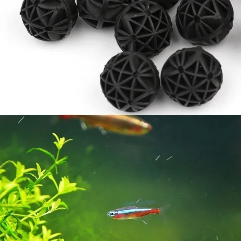 20 個 16 ミリメートル水族館フィルターバイオボールポー - Aquarium Marine Plants のレビューと価格