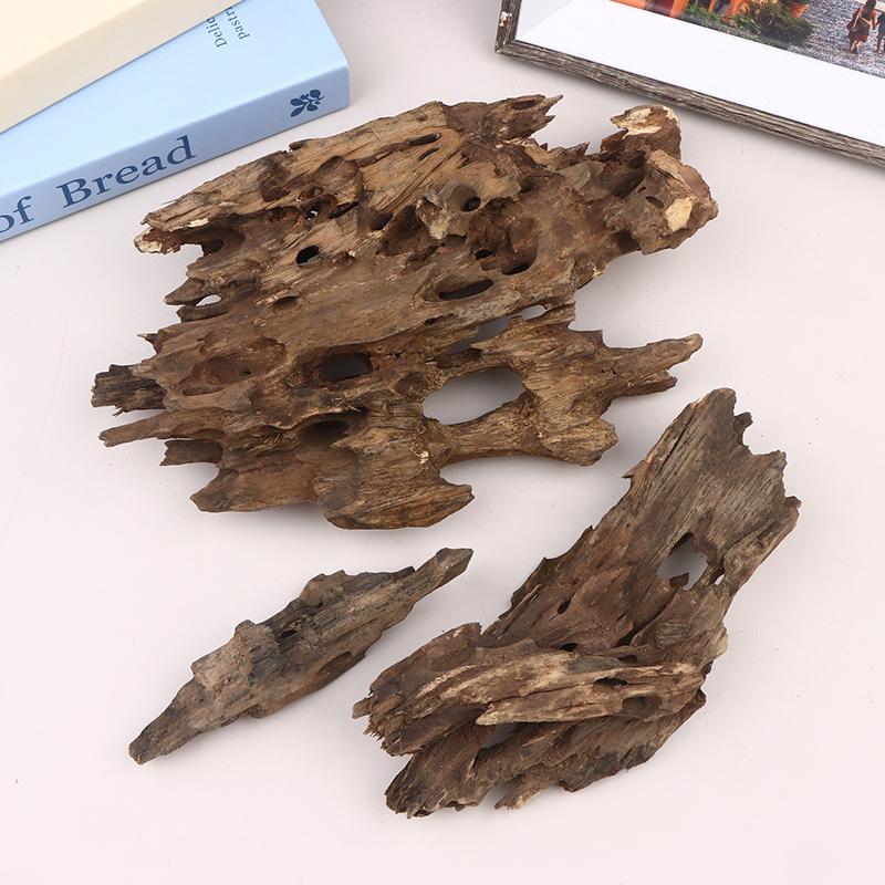 △   エビの木製水槽装飾品、天然の穴が付いた水槽用の流木水 - Marine Aquarium Hobby のレビューと価格