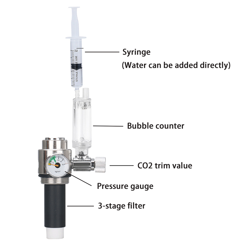水族館用の発電機2つのシリンダーを備えた水噴射装置,ステンレ - Marine Aquarium Hydrometer のレビューと価格